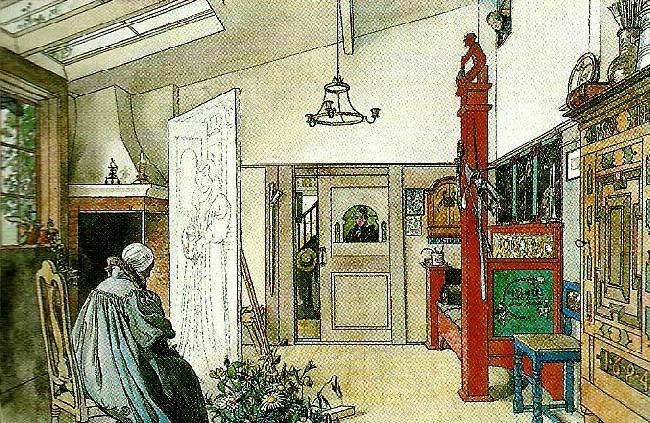 Carl Larsson ateljen, andra halften Germany oil painting art